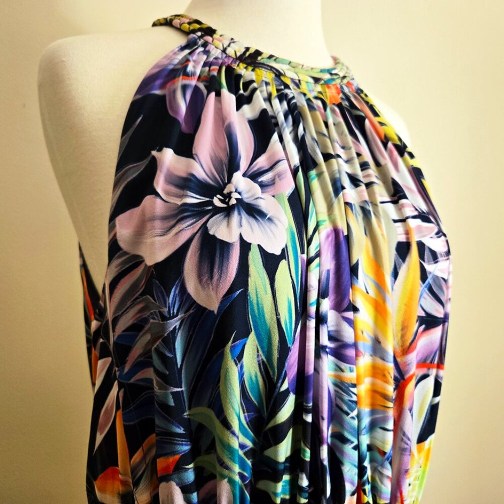 Kobi Halperin Flower Print Sleeveless Dress